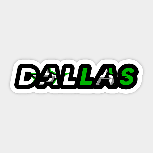 Dallas srars Sticker by Cahya. Id